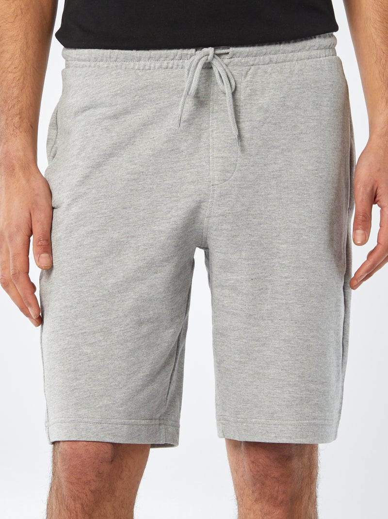 Calções de desporto estilo jogger CINZA - Kiabi