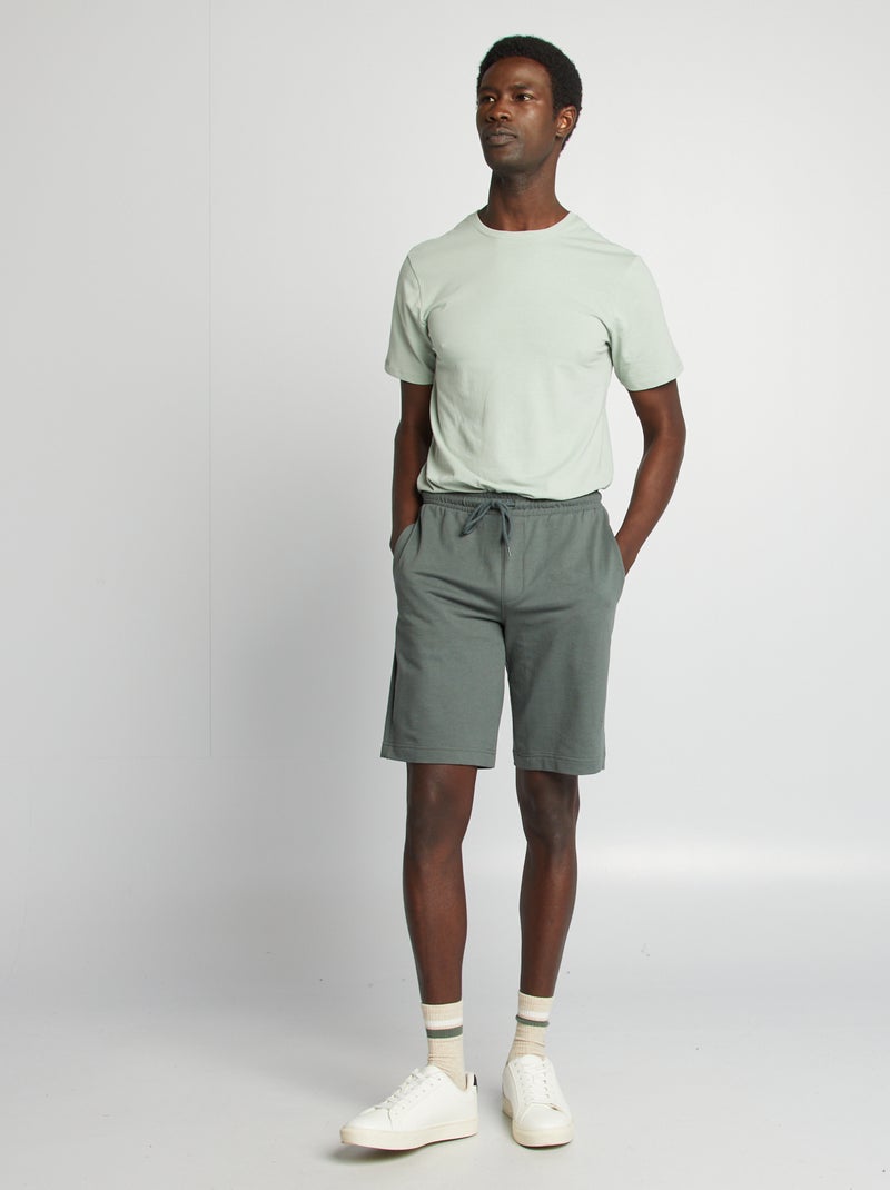 Calções de desporto estilo jogger VERDE - Kiabi