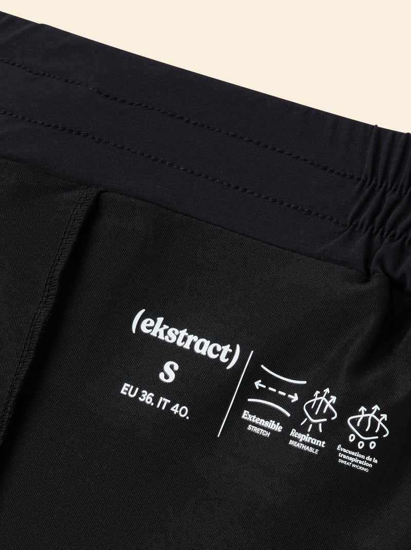 Calções de desporto modelo 2 em 1 - (ekstract) Preto - Kiabi