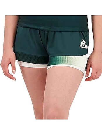 Calções de Desporto Verdes Le Coq Sportif Tennis Pro 24 N°2