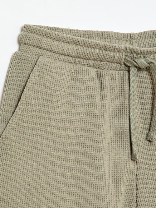 Calções de favo de mel - Kiabi