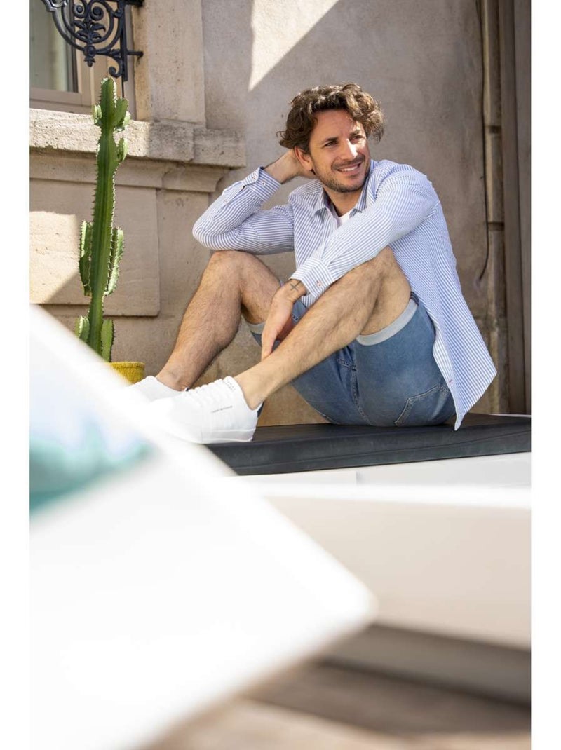 Calções de Ganga Azuis para Homem Teddy Smith Scotty Azul-jeans - Kiabi