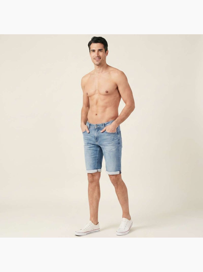 Calções de Ganga Azuis para Homem Teddy Smith Scotty Azul-jeans - Kiabi