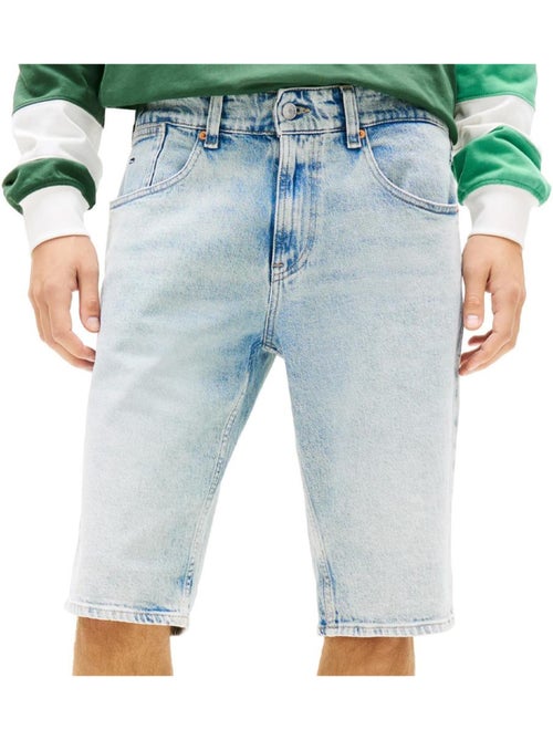 Calções de Ganga Azuis para Homem Tommy Hilfiger Ronnie 26 - Kiabi Calções de Ganga Azuis para Homem Tommy Hilfiger Ronnie 26 - Kiabi