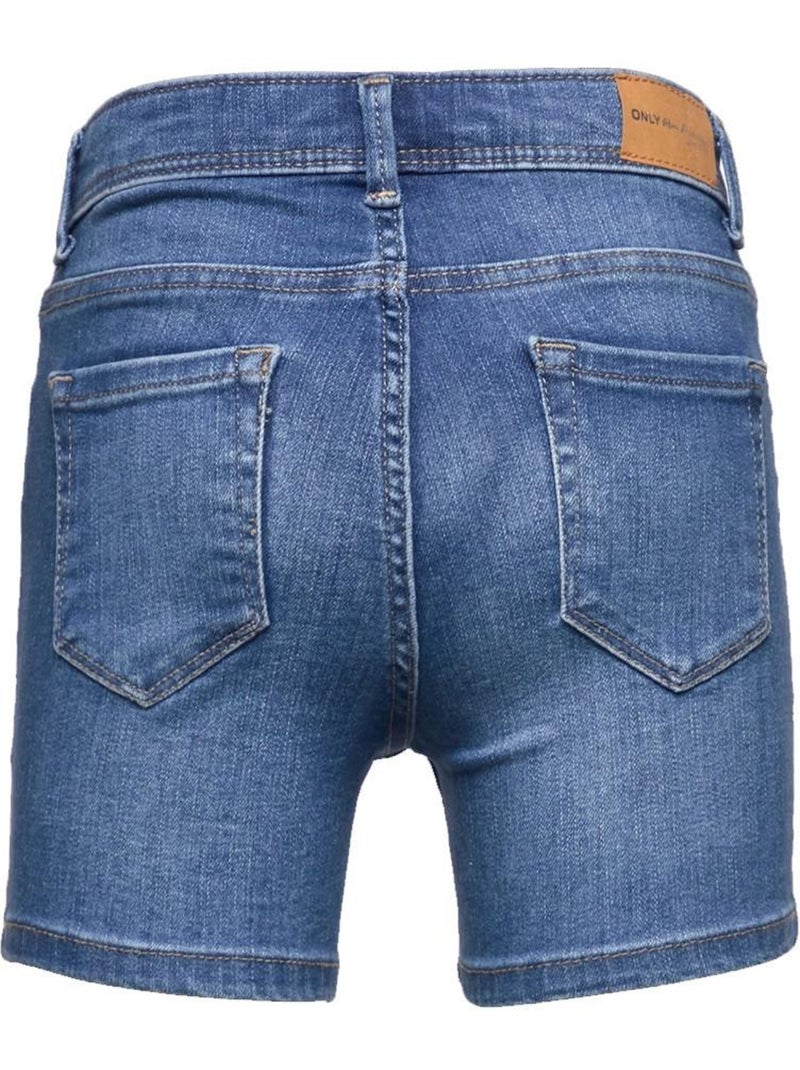 Calções de Ganga Azuis para Menina Kids ONLY Gabby Azul - Kiabi