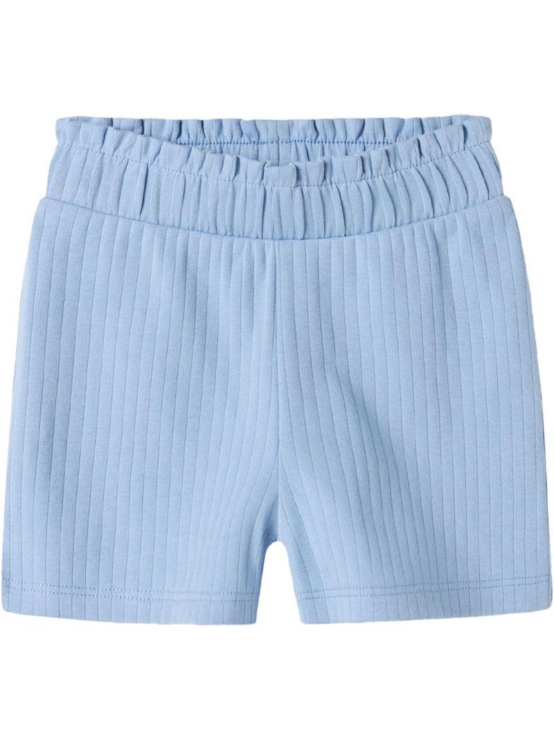 Calções de Ganga Azuis para Menina Name It Surajali Azul claro - Kiabi