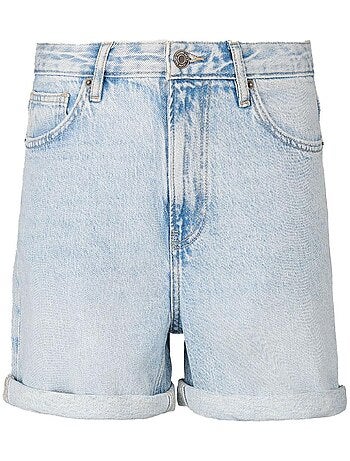Calções de Ganga Azuis Teddy Smith Slucy para Mulher