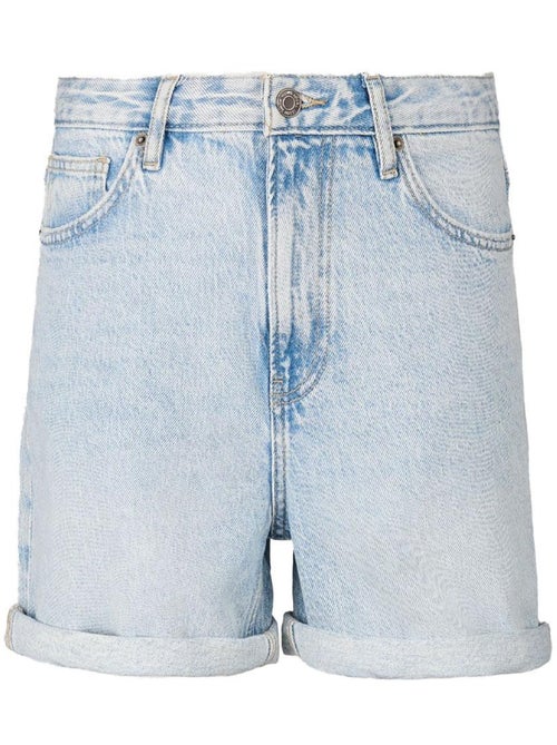 Calções de Ganga Azuis Teddy Smith Slucy para Mulher - Kiabi Calções de Ganga Azuis Teddy Smith Slucy para Mulher - Kiabi