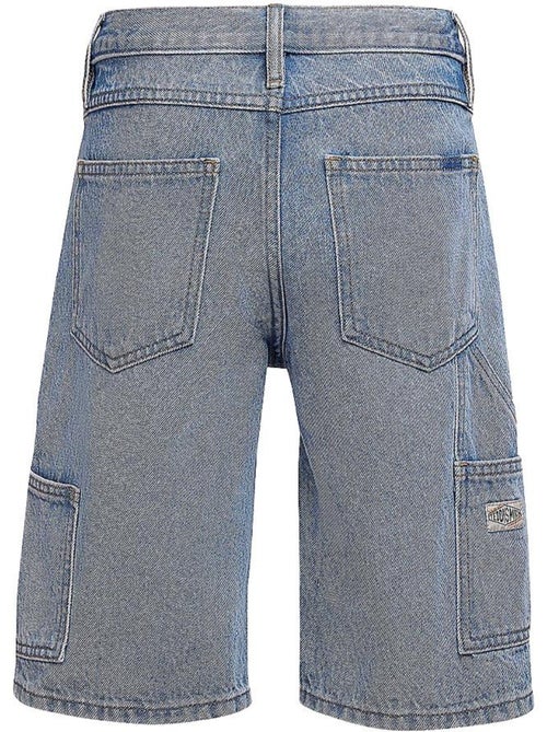 Calções de Ganga Azul Claro para Menino Teddy Smith Carpenter - Kiabi Calções de Ganga Azul Claro para Menino Teddy Smith Carpenter - Kiabi