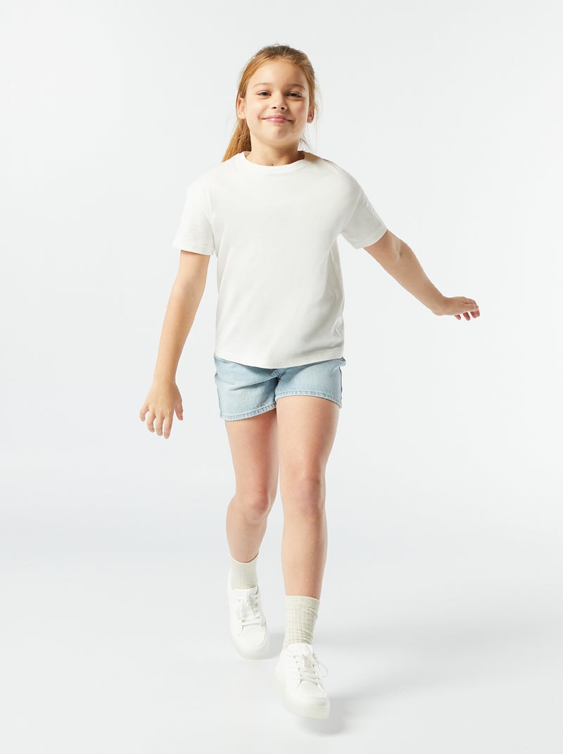 Calções de ganga AZUL - Kiabi