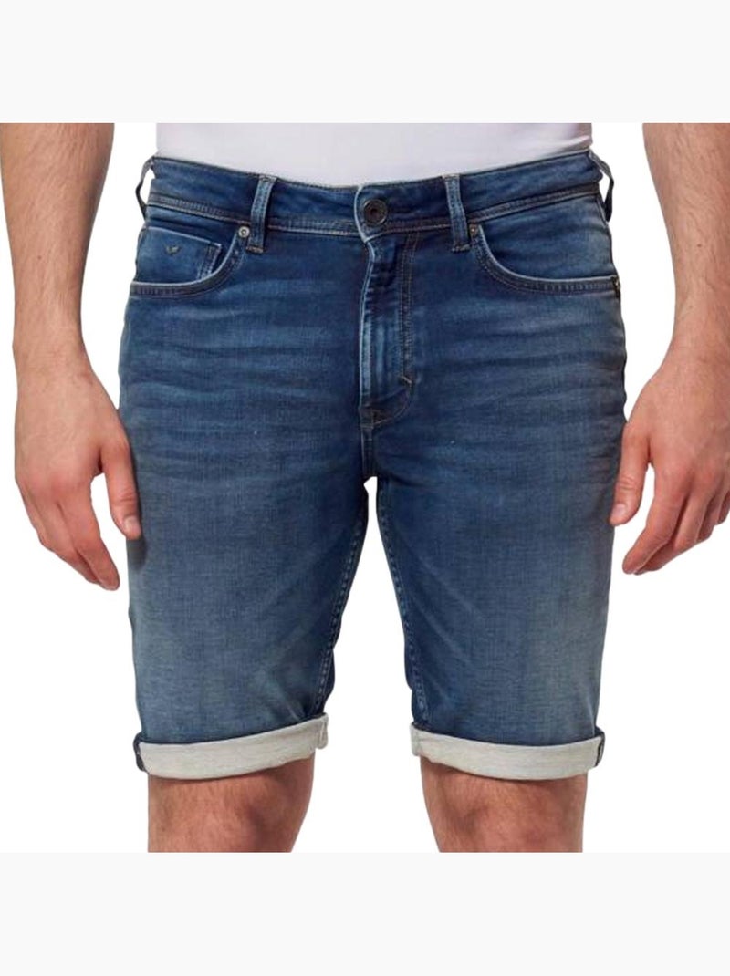 Calções de Ganga Azul Escuro para Homem Kaporal ELIXE Azul-jeans - Kiabi