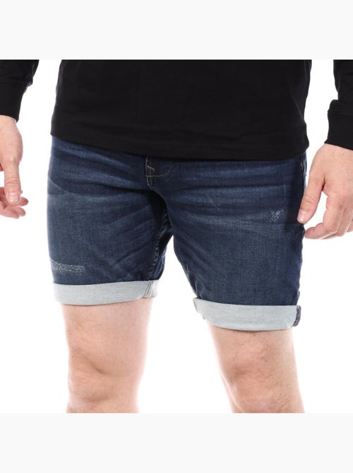 Calções de Ganga Azul Escuro para Homem Kaporal VIXTOES - Kiabi Calções de Ganga Azul Escuro para Homem Kaporal VIXTOES - Kiabi