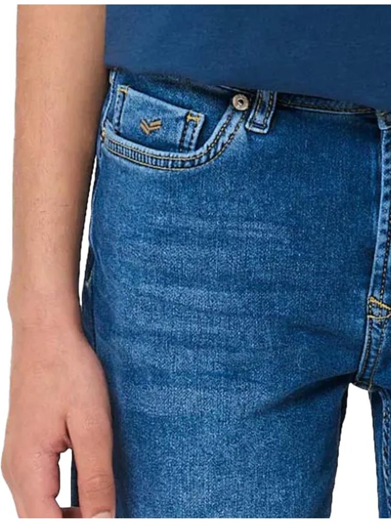 Calções de Ganga Azul Escuro para Menino Kaporal Decoxes Azul-jeans - Kiabi
