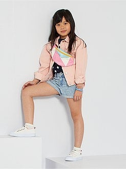 Calções de ganga de conceção ecológica - Kiabi