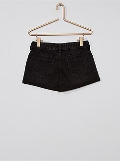 Calções de ganga de conceção ecológica - Kiabi