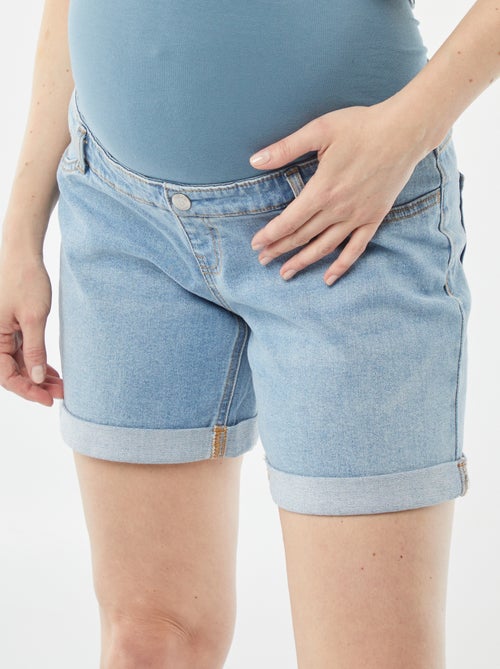 Calções de ganga de grávida - Kiabi