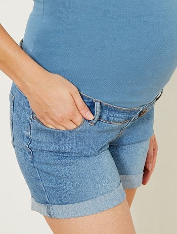 Calções de ganga de gravidez - Kiabi