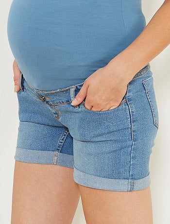 Calções de ganga de gravidez - Kiabi