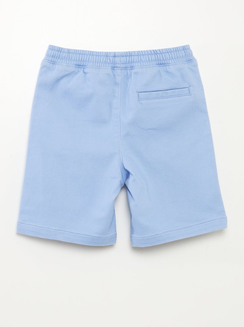 Calções de ganga de tricô AZUL - Kiabi