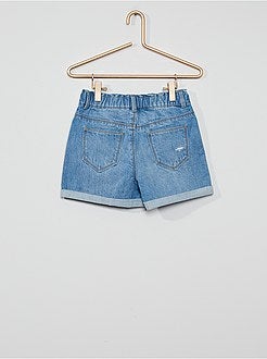 Calções de ganga 'destroy' - Kiabi