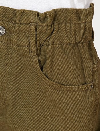 Calções de ganga elástica - Kiabi