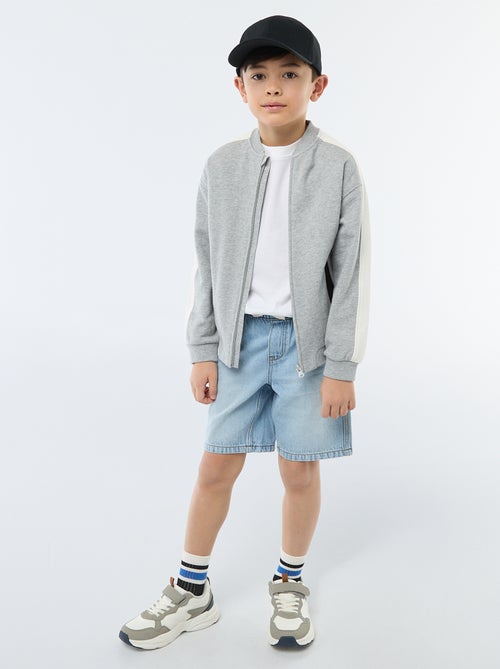 Calções de ganga elásticos - Kiabi