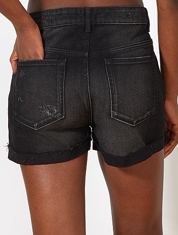 Calções de ganga estilo boyfriend - Kiabi