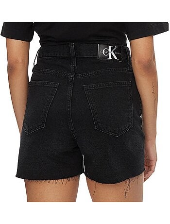 Calções de Ganga Mom Pretos para Mulher Calvin Klein Jeans J20J222812D