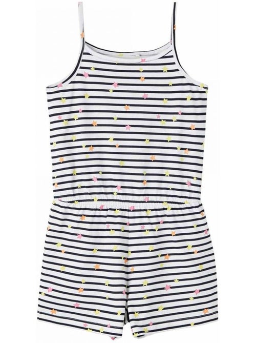 Calções de Ganga Riscas para Menina Name it Frida - Kiabi Calções de Ganga Riscas para Menina Name it Frida - Kiabi