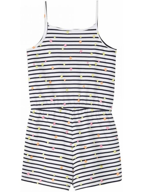 Calções de Ganga Riscas para Menina Name it Frida - Kiabi Calções de Ganga Riscas para Menina Name it Frida - Kiabi