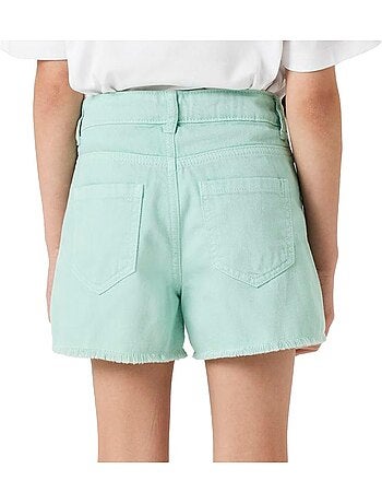 Calções de ganga verde menta para menina name it twi