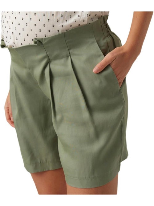 Calções de Gravidez Kaki Mamalicious Mlteca para Mulher - Kiabi Calções de Gravidez Kaki Mamalicious Mlteca para Mulher - Kiabi
