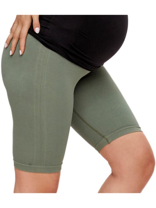 Calções de Gravidez Kaki para Mulher Mamalicious 20014591 - Kiabi Calções de Gravidez Kaki para Mulher Mamalicious 20014591 - Kiabi