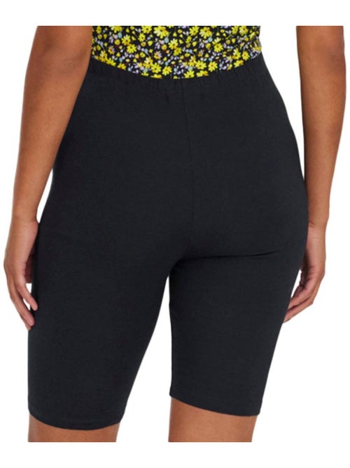 Calções de Gravidez Mamalicious Biker X2 Pretos/Amarelos para Mulher - Kiabi Calções de Gravidez Mamalicious Biker X2 Pretos/Amarelos para Mulher - Kiabi