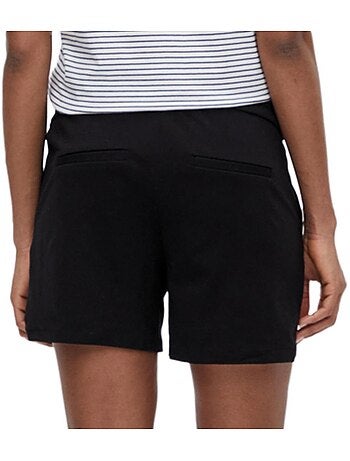 Calções de Gravidez Pretos com Folhos Vero Moda Maternity