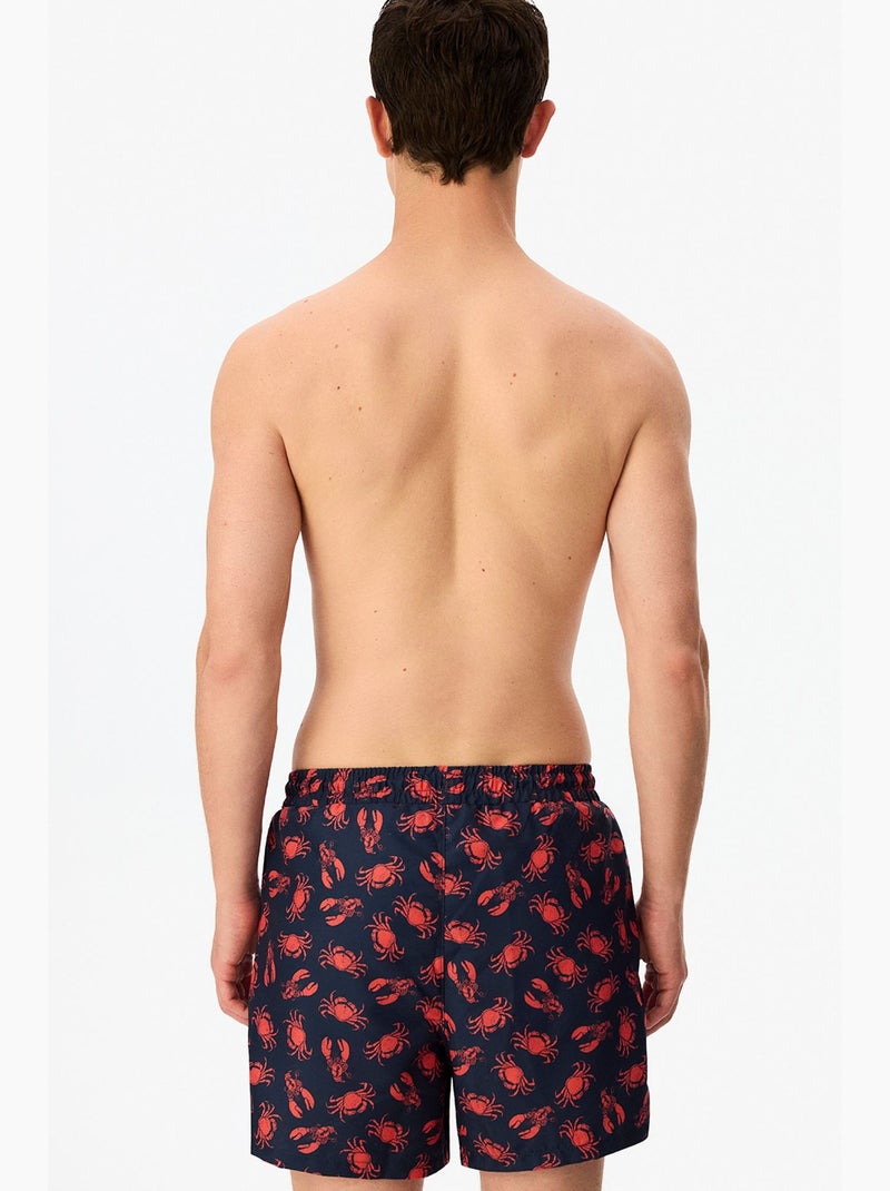 Calções de homem deep octopus penti Azul Vermelho - Kiabi