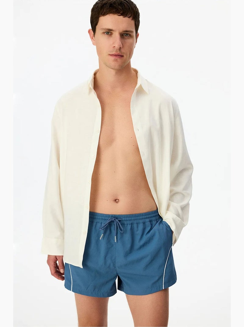 Calções de homem mindfulness binding penti Azul - Kiabi