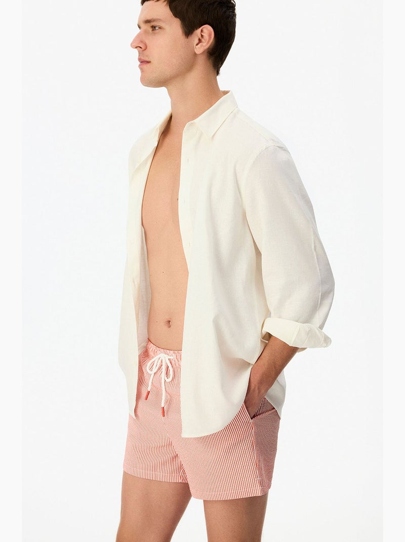 Calções de homem tissue penti Rosa - Kiabi