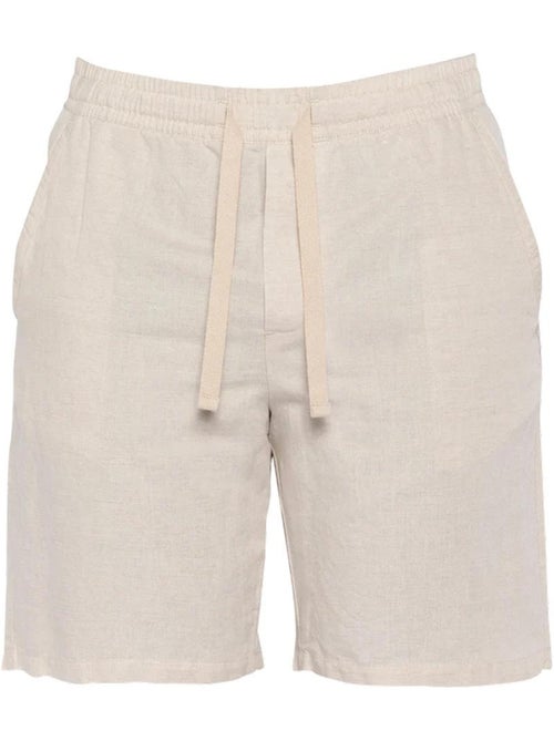 Calções de Linho Bege para Homem Schott Shine - Kiabi Calções de Linho Bege para Homem Schott Shine - Kiabi