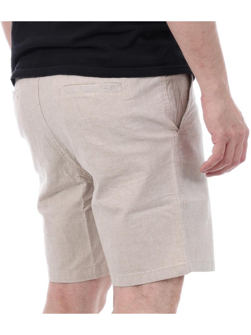 Calções de Linho Bege para Homem Teddy Smith Bege - Kiabi