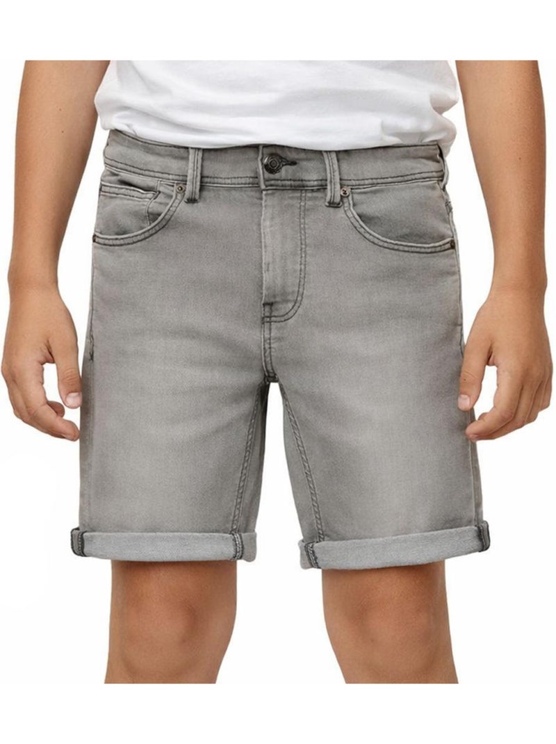 Calções de Menino Teddy Smith Scotty 3 Cinzento Claro Cinza-prateado - Kiabi