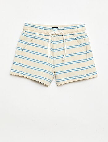 Calções de moletão não cardado