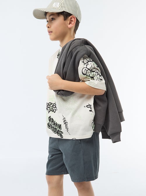 Calções de Moletom Leve - Kiabi