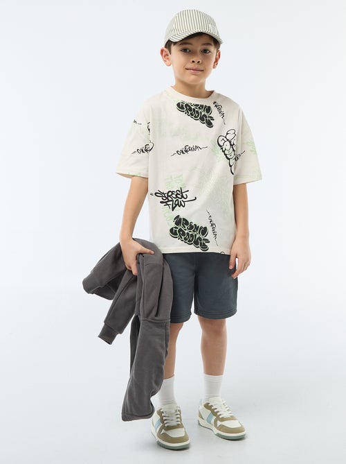 Calções de Moletom Leve - Kiabi