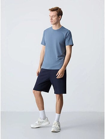 Calções de moletom masculinos em mistura de algodão tommy