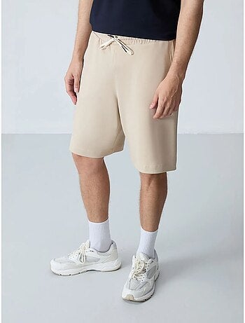 Calções de moletom masculinos em mistura de algodão tommy
