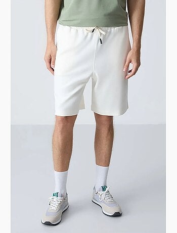 Calções de moletom masculinos em mistura de algodão tommy