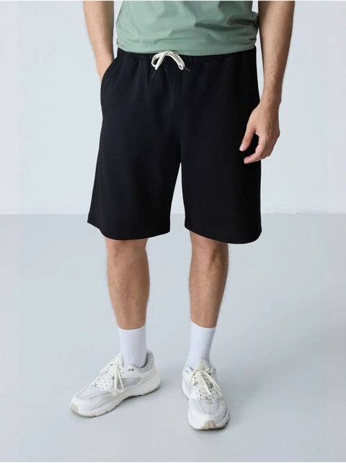 Calções de moletom masculinos em mistura de algodão tommy - Kiabi