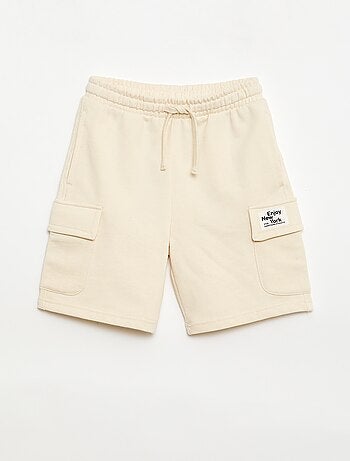 Calções de Moletom Multibolsos