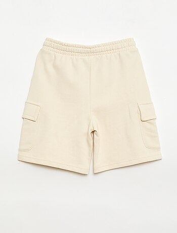 Calções de Moletom Multibolsos